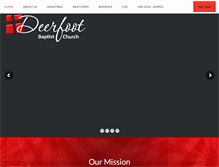 Tablet Screenshot of deerfootbaptist.org